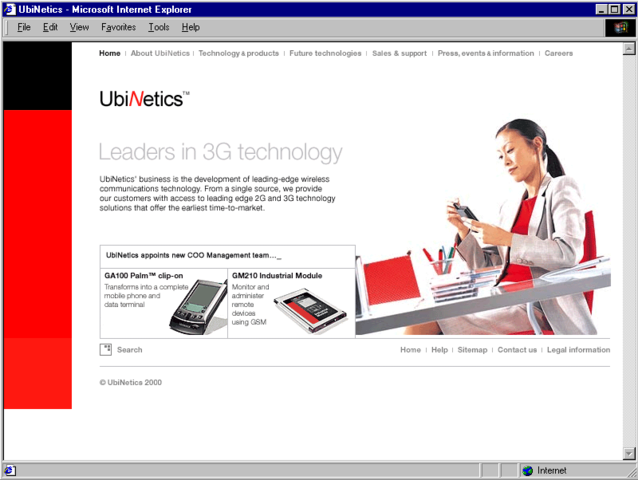 Ubinetics site launched