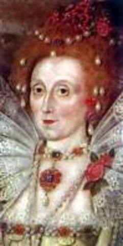 Queen Elizabeth the first Dies.
