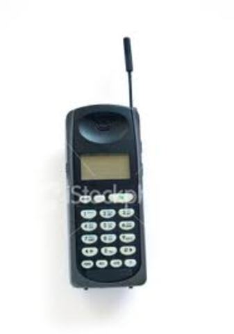 old blocky cell phone