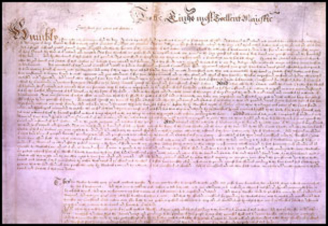 Petition of Right is Drafted