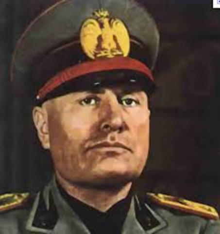 Mussolini takes power in Italy