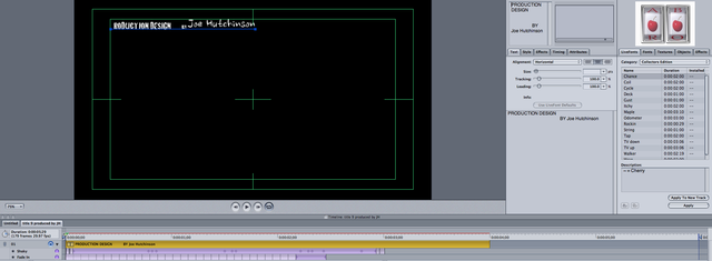 Using LiveType for Final Cut 2