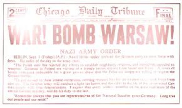 Germany invades Poland