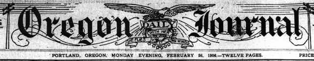 The Oregon Journal was written