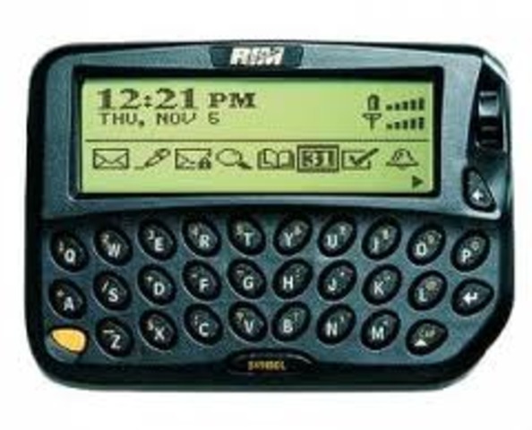 The year the BlackBerry was invented.
