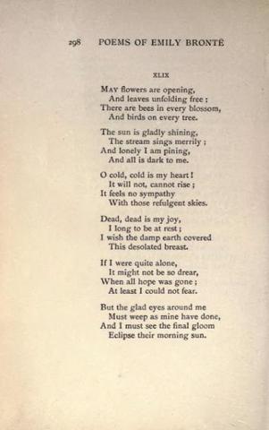 Emily Bronte's Career as a writer started