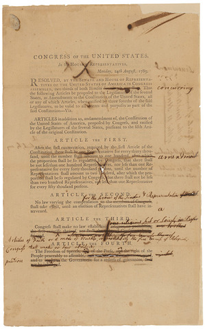 English Bill of Rights Drafted