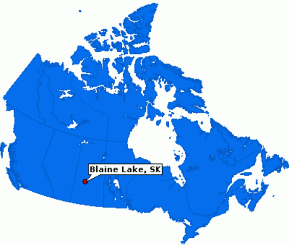 Jack is posted in Blaine Lake, Saskatchewan