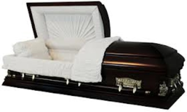 Buy a fancy coffin