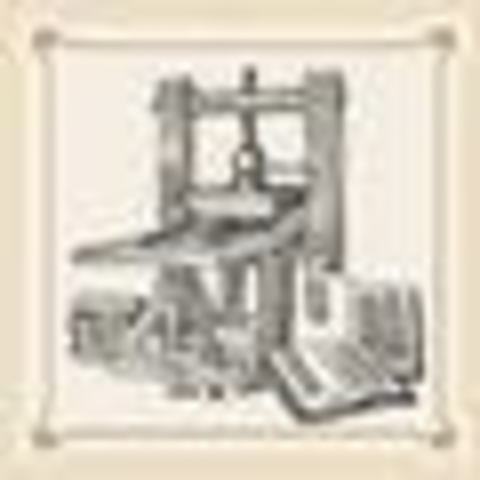 Instal.lació de la impremta a Montserrat