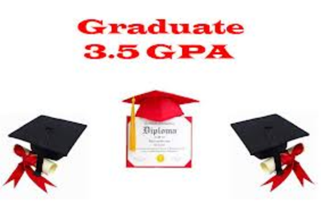 Achieve a 3.5 gpa