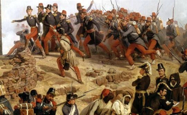 Début de la conquête française