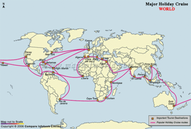 cruise around the world
