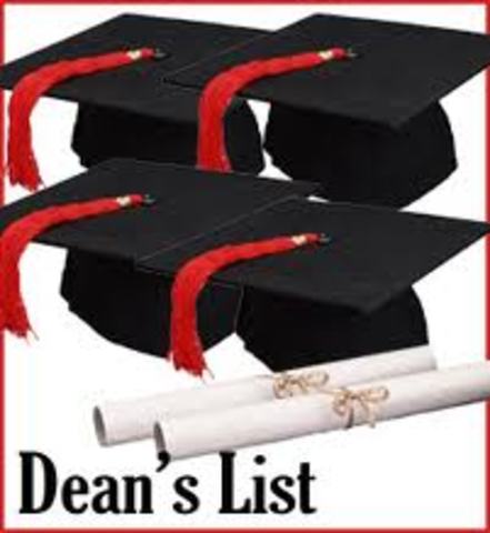 Make the deans list both semesters senior year
