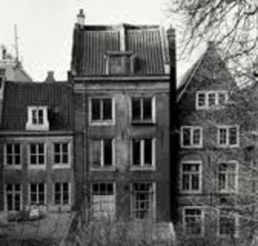 Anne and her family go into hiding