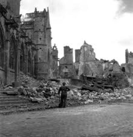 North Amsterdam gets bombed