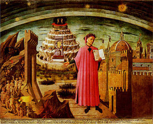 Dante Begins Writing The Divine Comedy
