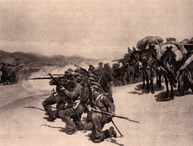 January 1, 1845- General Taylor marches troops across Rio Grande