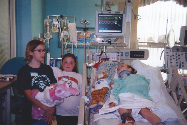 Hace nueve años que estuve a hospital