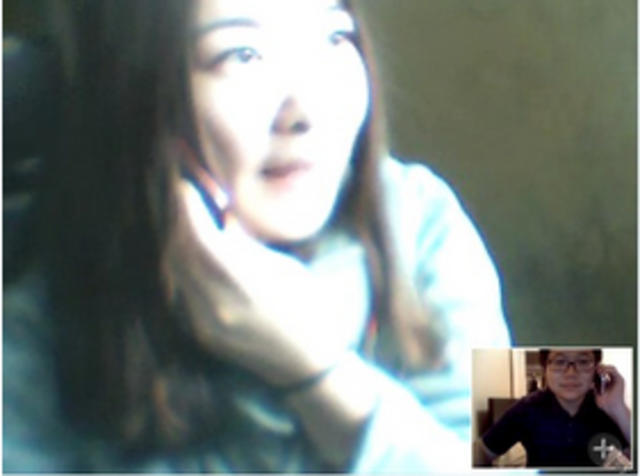 为了奖励我，媳妇跟我视频了