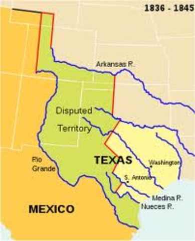 Treaty of Velasco grants Texas Independence