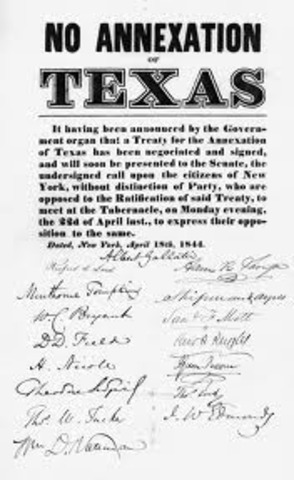 U.S. Annexes Texas