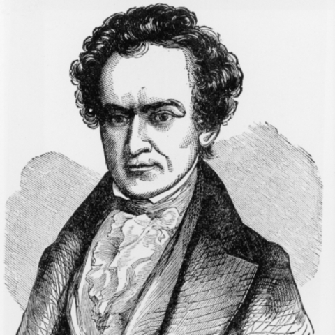 Stephen Austin meets with Mexican President Santa Anna