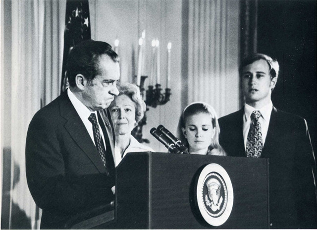 Nixon Resigns Presidency