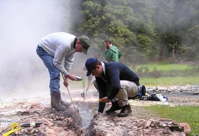 First use geothermal energy