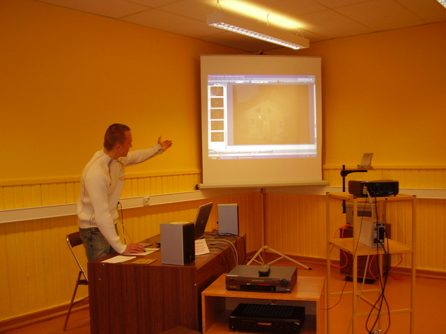 Kouvola õpilased Kadrinas.