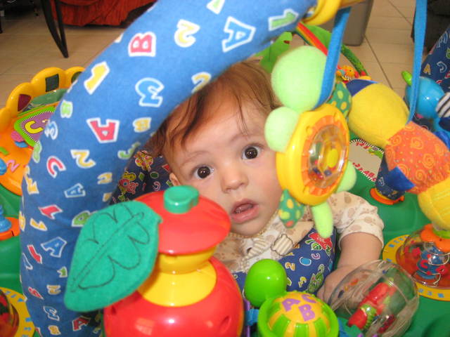 Daniel first tooth came out!