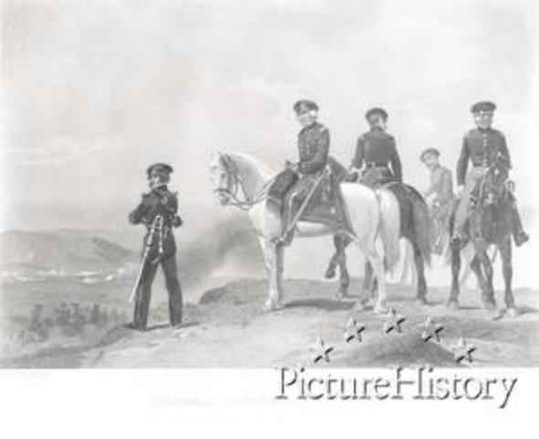 General Taylor marches troops across Rio Grande