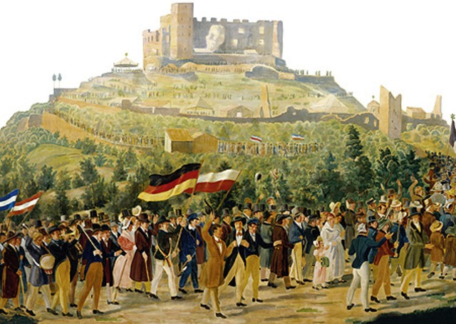 Kundgebung auf Wattburg