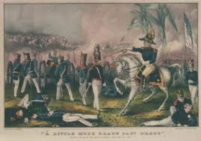 General Taylor Marches Troops Across Rio Grande
