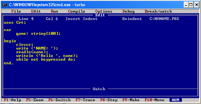 Pascal programming laqnguage