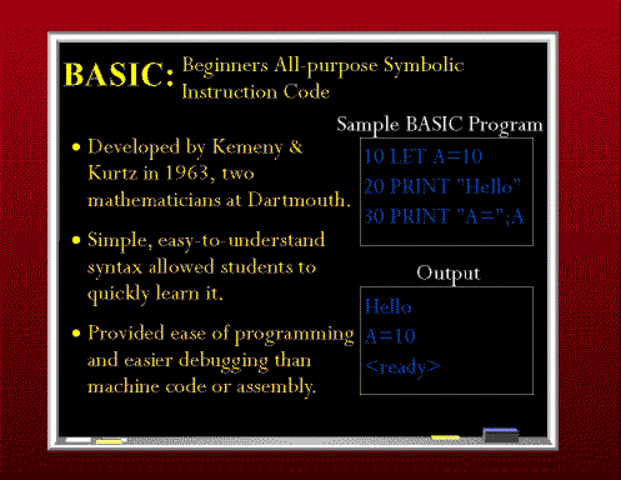 Basic Programming language