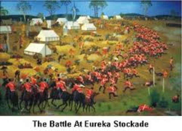 The Eureka rebellion a.k.a. The Eureka stockade