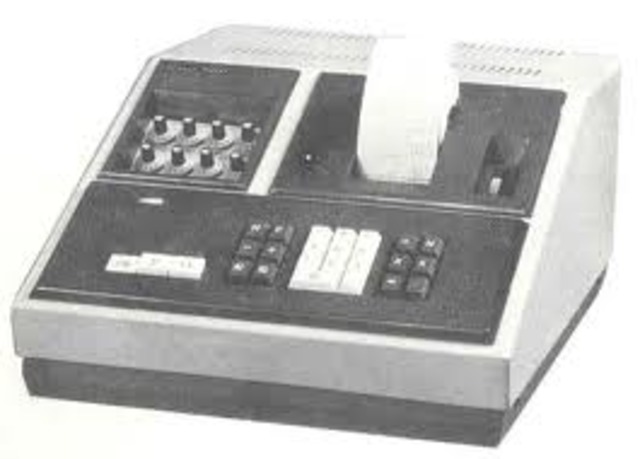 Dorr Felt invents first printing desk calculator