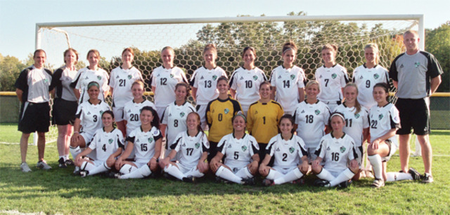 Be on the college soccer team