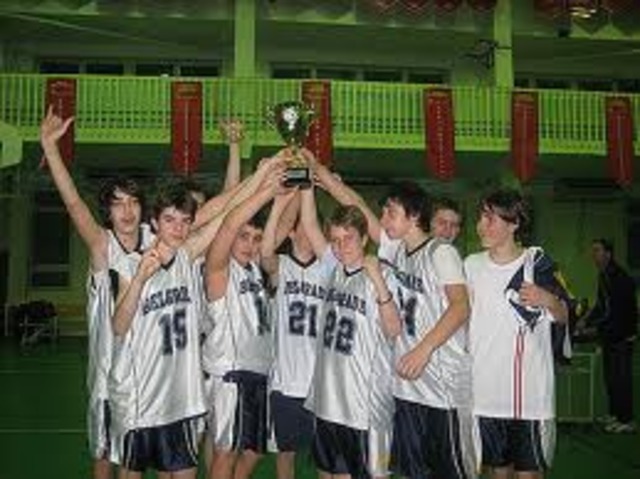 Win Junior High Basketball Championship