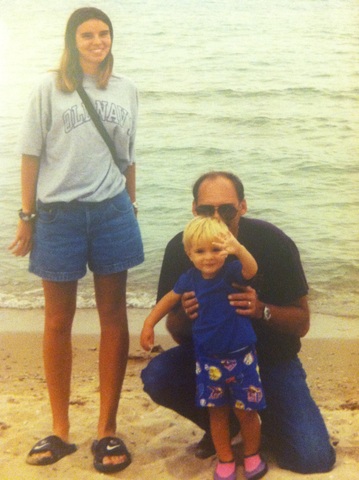 Hace catorce años que estuve en la playa.