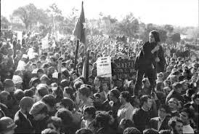 Massive demonstrations at the pentagon