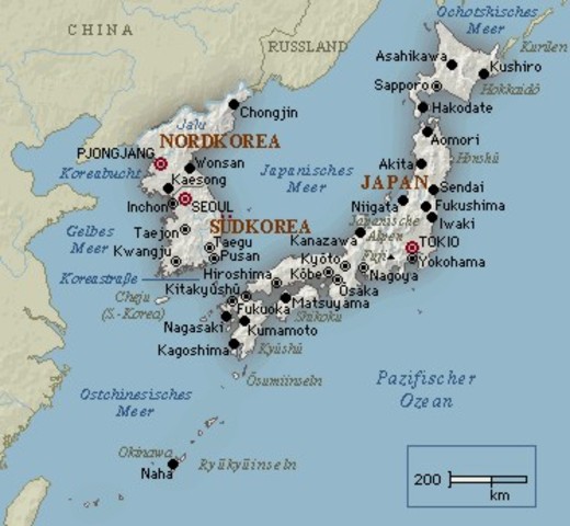Korean Peninsula Is Divided
