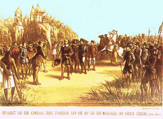 The end of Portugese rule and the start of Dutch rule on Ceylon