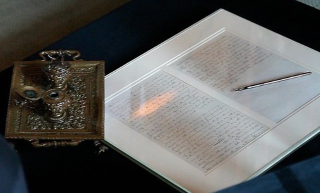 Signing of the Emancipation Proclamation in U.S.