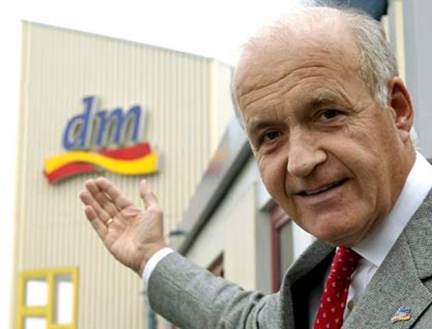 Anzeigeserie von Götz Werner in Tageszeitungen