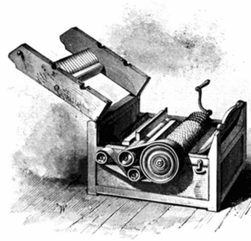Cotton gin is invented in U.S.