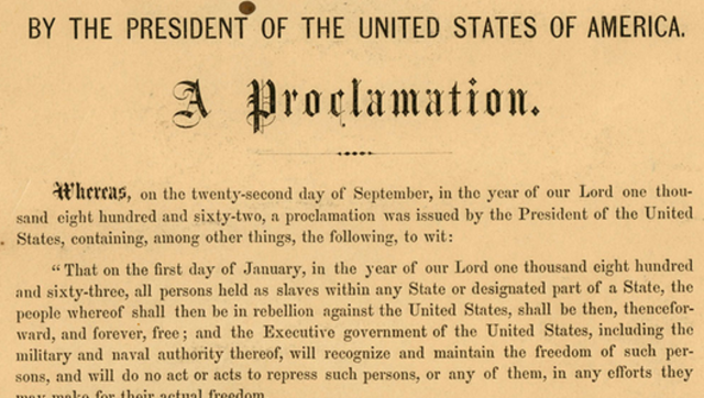 Emancipation Proclamation