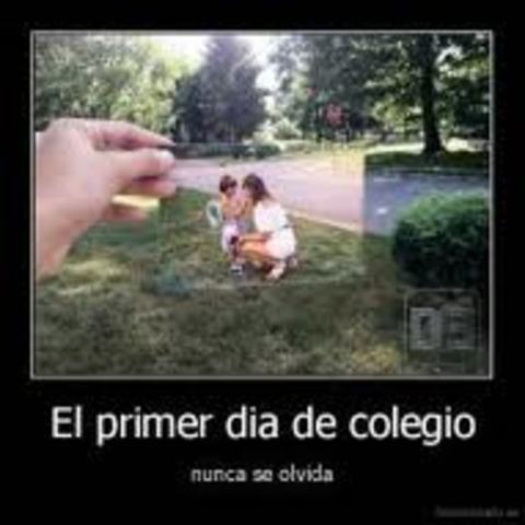 Mi primer dia en la escuela