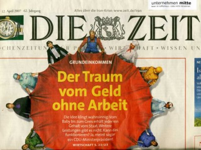Titelblatt Zeit